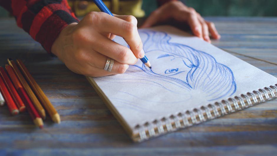 혼자 그림 그리기