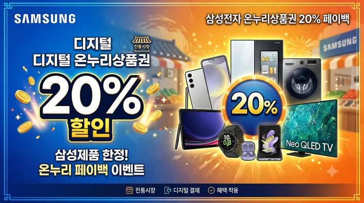 삼성전자 온누리상품권 할인 정리 썸네일