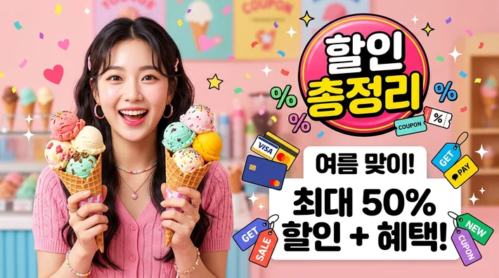 베스킨라빈스 할인 총정리 – 쿠폰·카드혜택·행사 정보 한 번에 끝내기