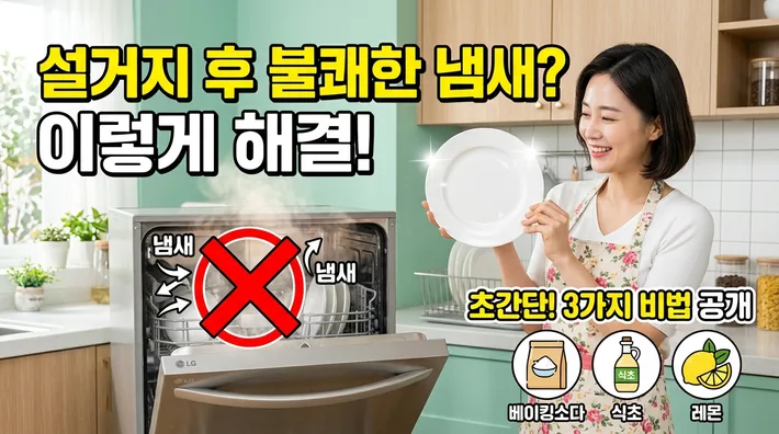 식기세척기 냄새 제거 청소법 정리 썸네일