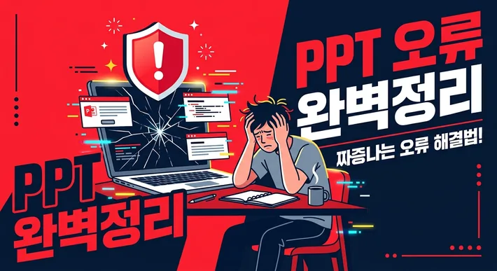 파워포인트 오류 해결방법 정리 썸네일