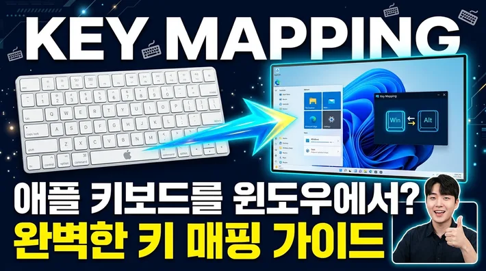애플 키보드 윈도우 키 맵핑 정리 썸네일