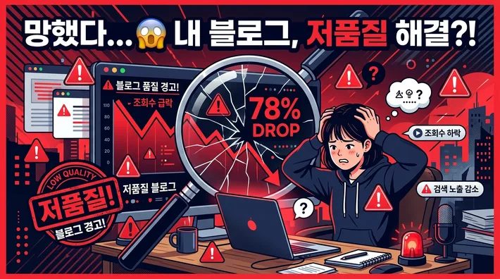네이버 블로그 저품질 탈출 정리 썸네일
